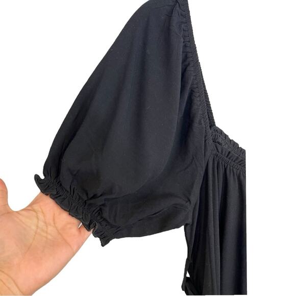 The Frolic Maternity ASOS button down relaxed leg Jumpsuit Sz 6 NWT - Picture 6 of 16